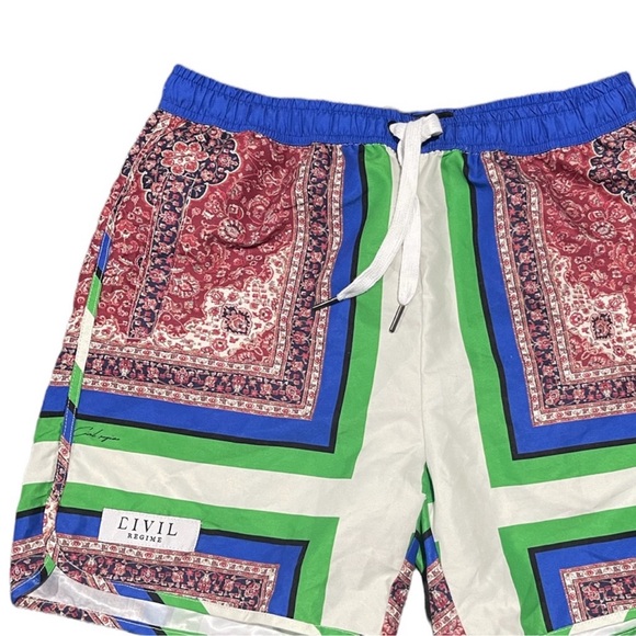 Civil Regime Drawstring Shorts. Size large. - Picture 4 of 6